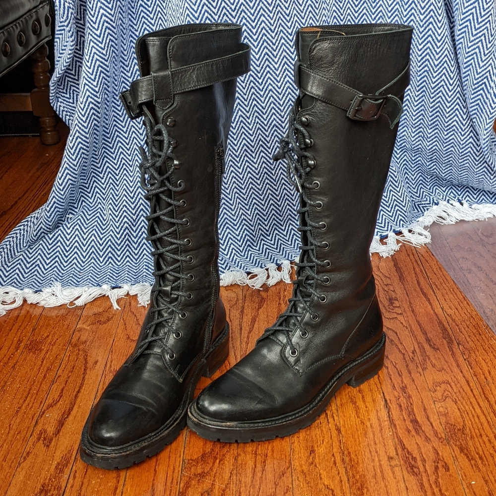 Frye Julia Tall Combat Boot